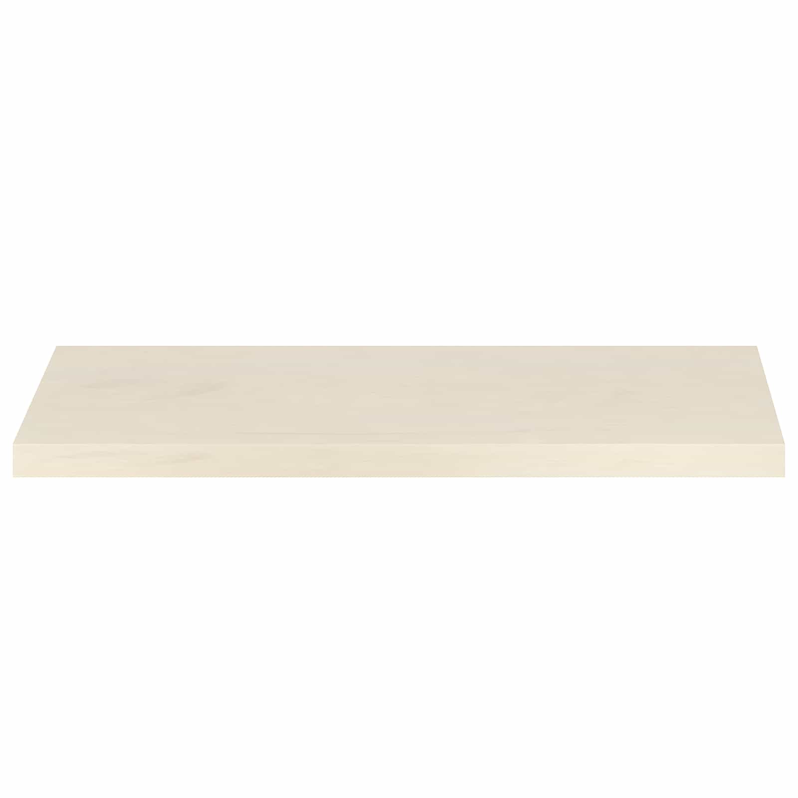 Παράθυρα 2 τμχ. Λευκό 100 x 40 x 2 cm Στερεό Ξύλο Δρυός - Pakobazaar