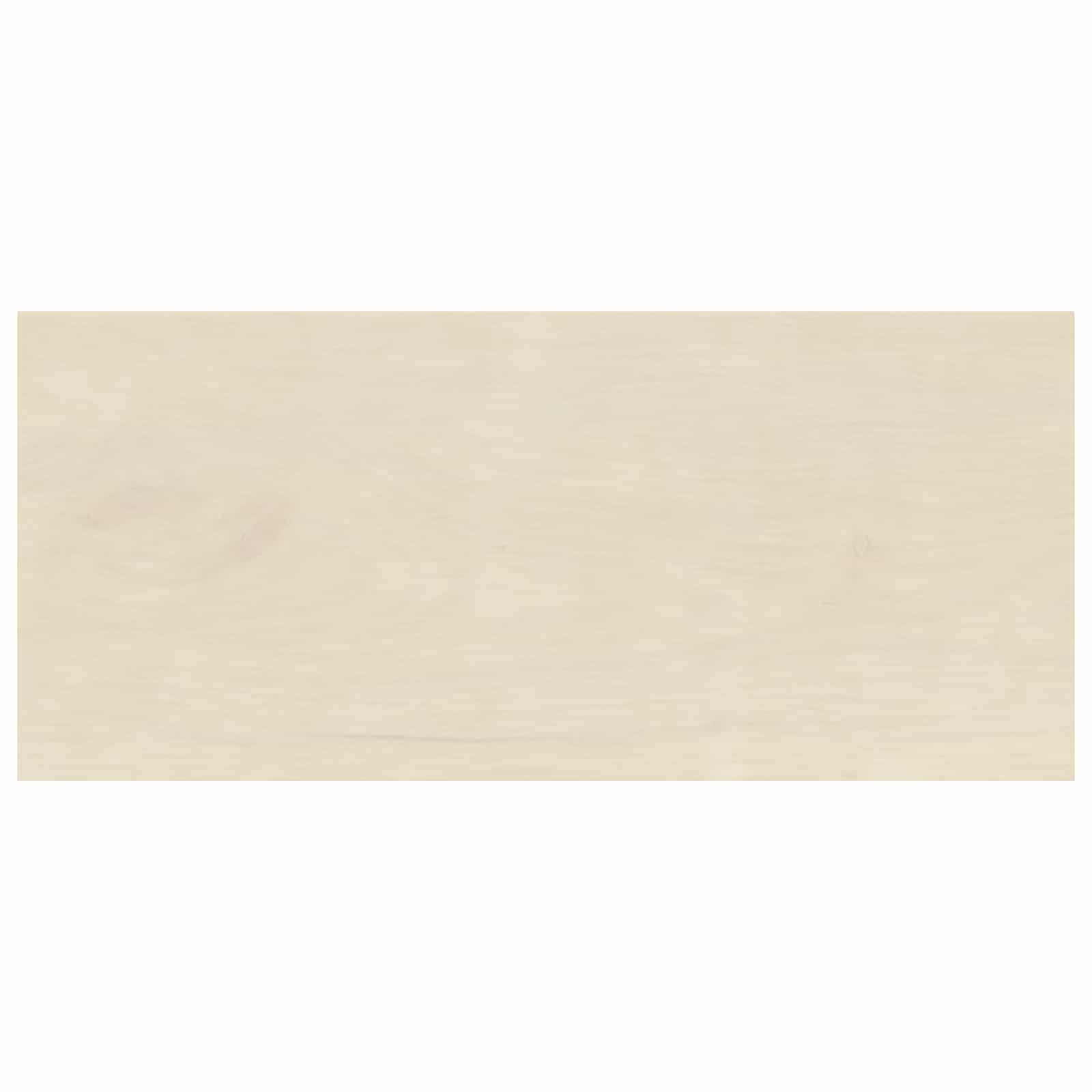 Παράθυρα 2 τμχ. Λευκό 100 x 40 x 2 cm Στερεό Ξύλο Δρυός - Pakobazaar