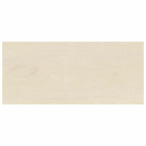 Παράθυρα 2 τμχ. Λευκό 100 x 40 x 2 cm Στερεό Ξύλο Δρυός - Pakobazaar