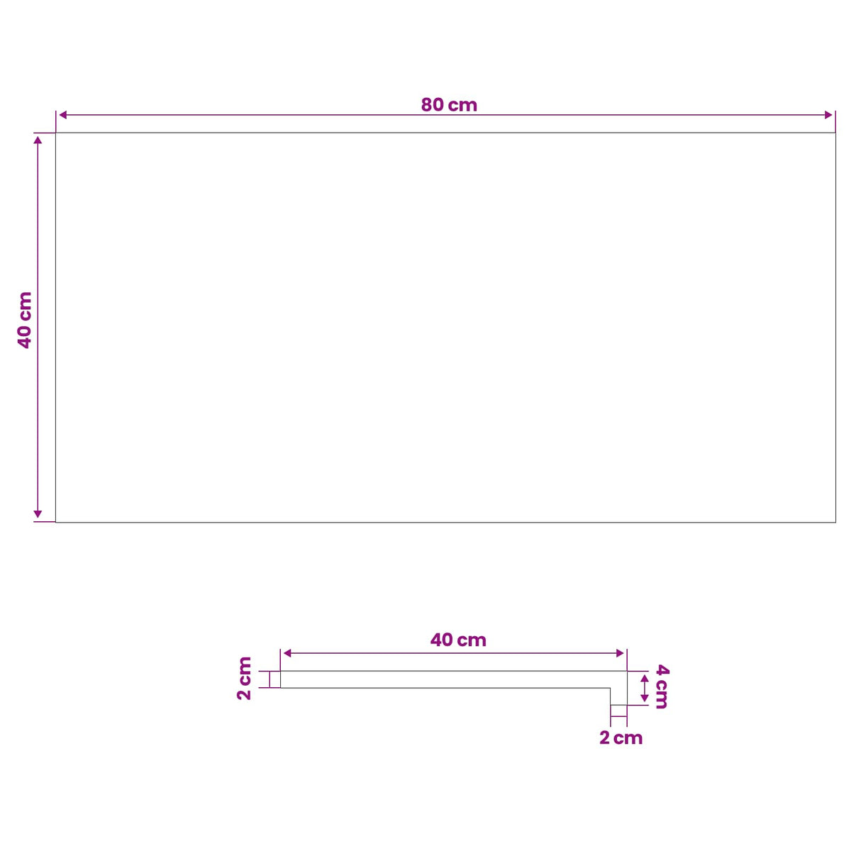 Παράθυρα 2 τμχ. Καφέ 80 x 40 x 2 cm Στερεό Ξύλο Δρυός