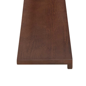 Παράθυρα 2 τμχ. Σκούρο Καφέ 70 x 15 x 2 cm Στερεό Ξύλο Δρυός