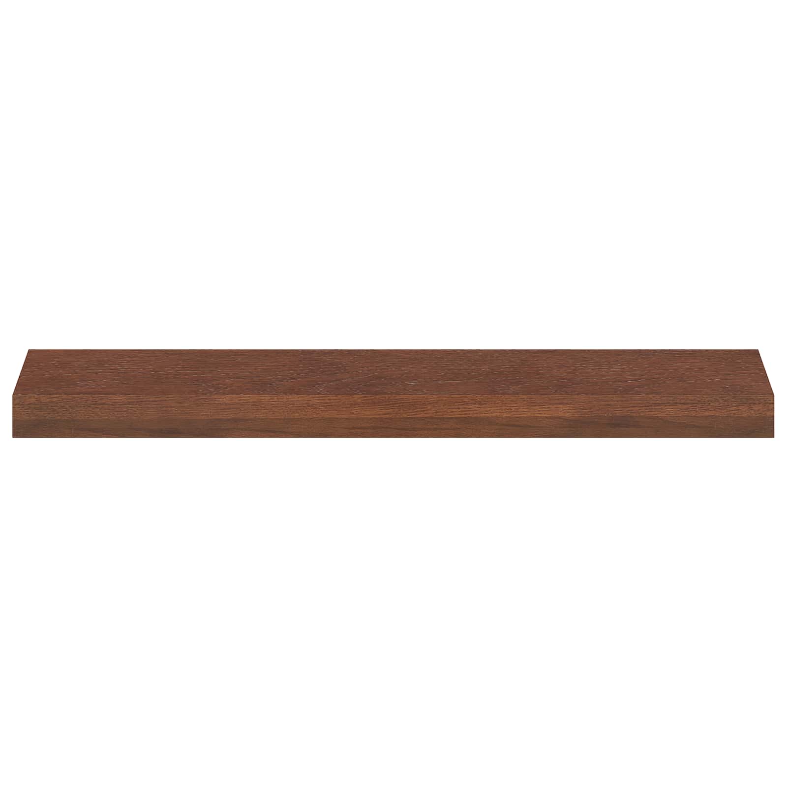 Παράθυρα 2 τμχ. Σκούρο Καφέ 70 x 20 x 2 cm Στερεό Ξύλο Δρυός