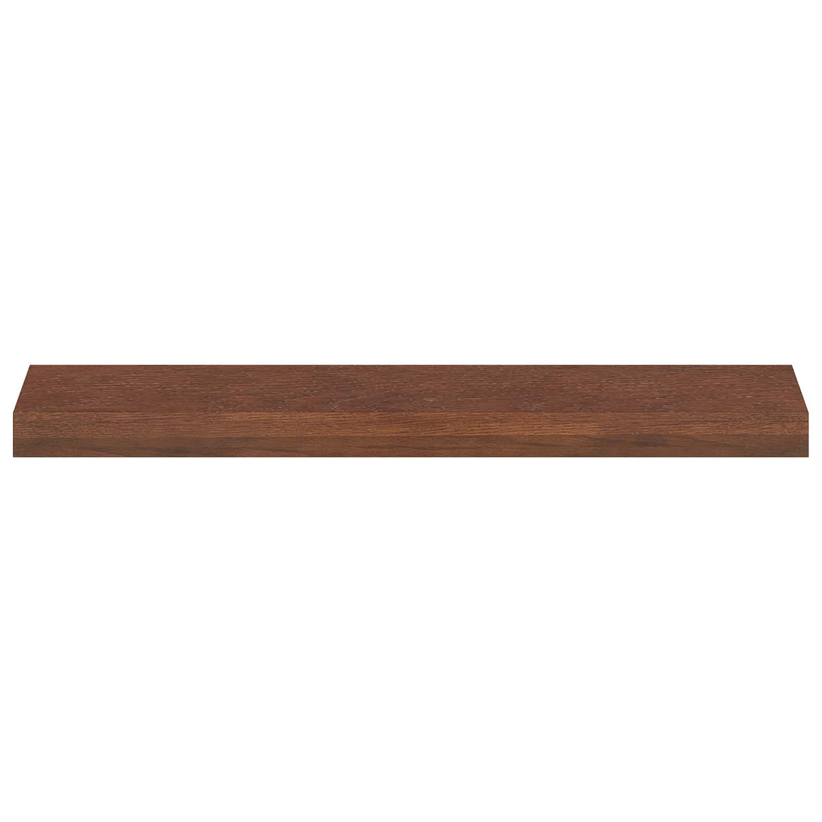 Παράθυρα 2 τμχ. Σκούρο Καφέ 80 x 20 x 2 cm Στερεό Ξύλο Δρυός