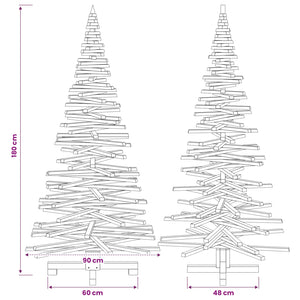 Ξύλινο Χριστουγεννιάτικο Δέντρο KOTKA 180 cm Μασίφ Ξύλο Πεύκου