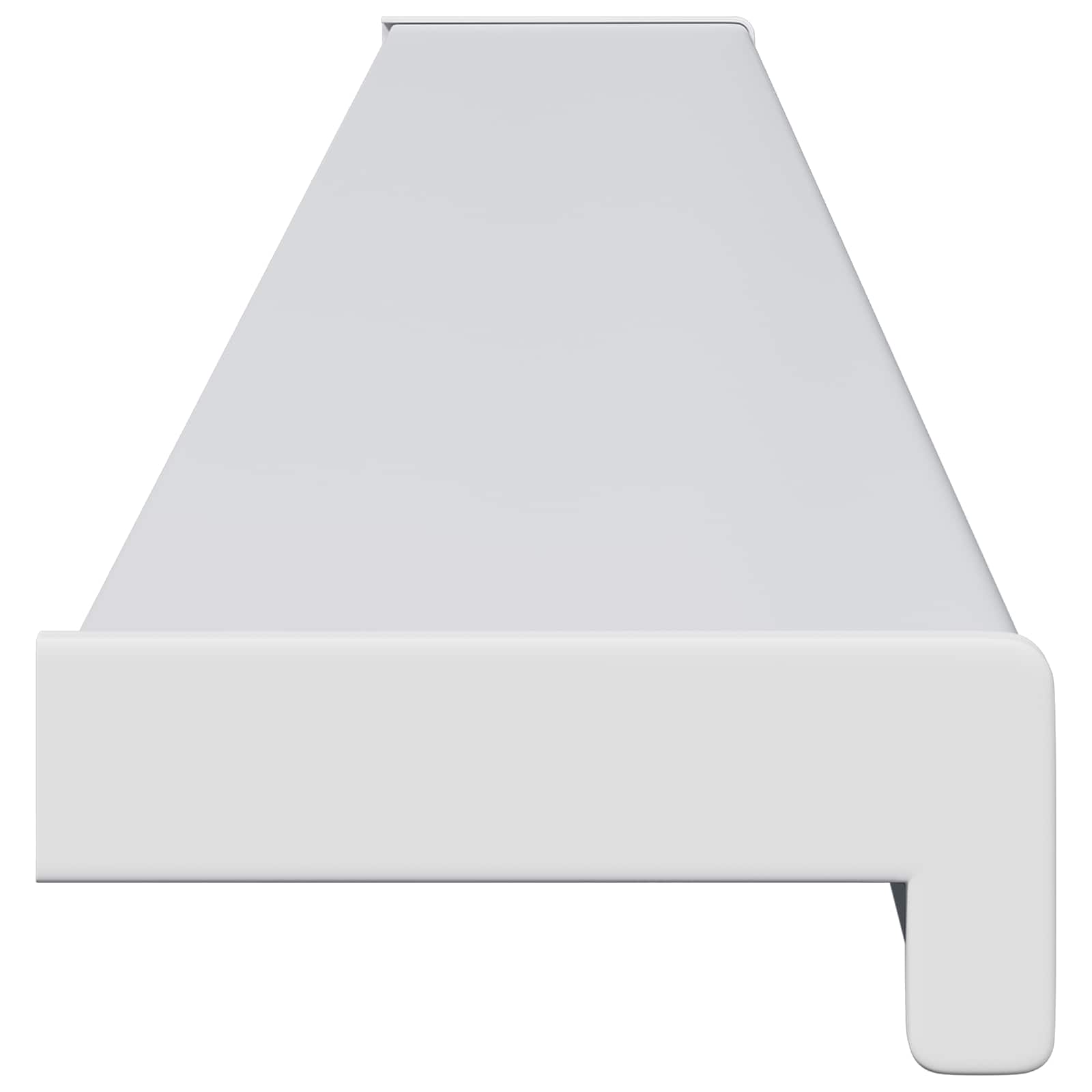 Σαβανωτό Παραθύρου Λευκό 160 x 10 x 4,5 εκ PVC - Pakobazaar