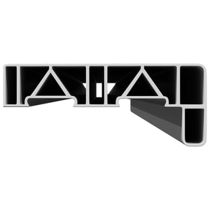 Σαβανωτό Παραθύρου Λευκό 160 x 10 x 4,5 εκ PVC - Pakobazaar