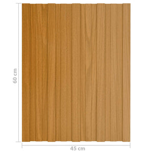 Πάνελ οροφής 36 pcs Φυσικό 60 x 45 cm Γαλβανισμένος χάλυβας - Pakobazaar