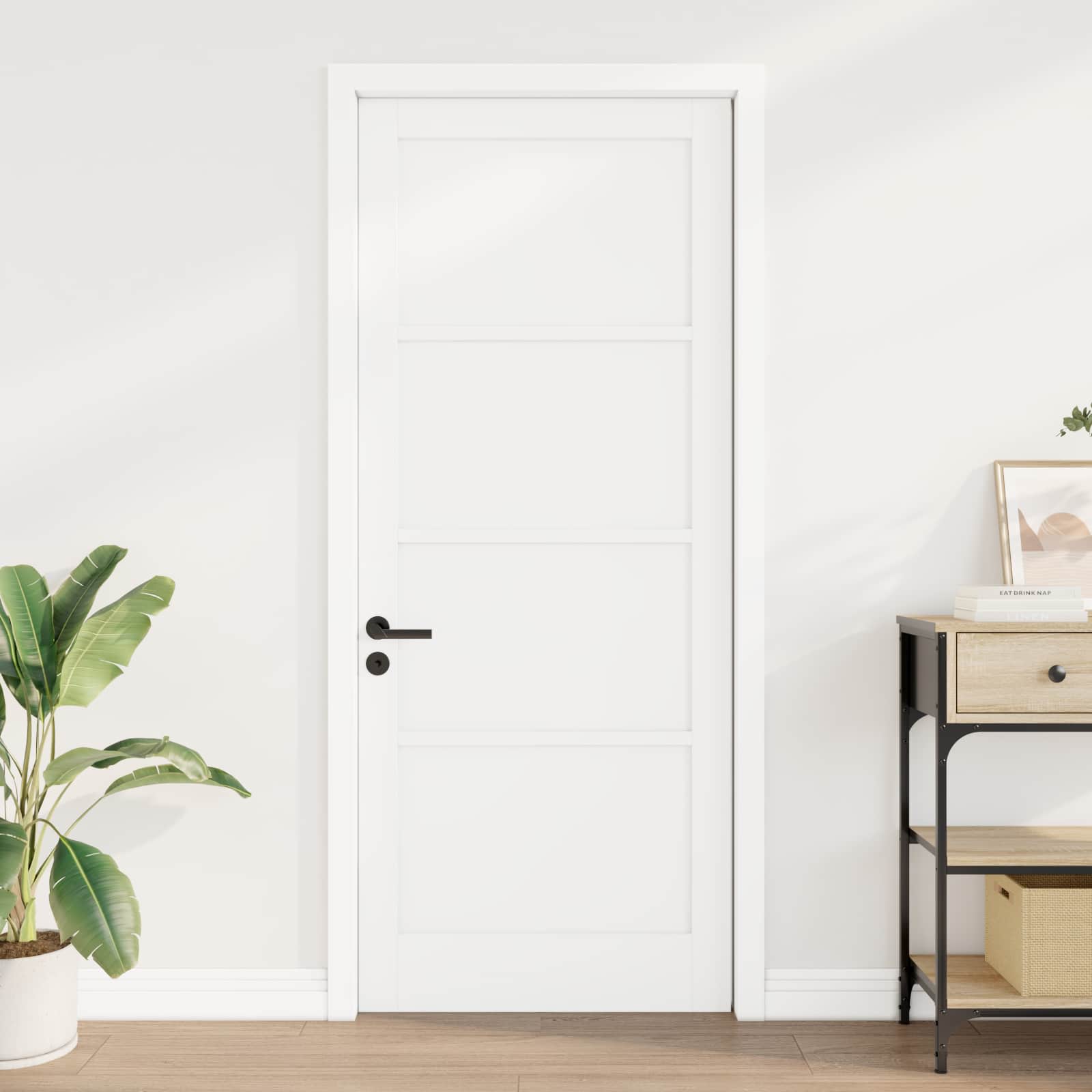 Εσωτερική Πόρτα Λευκό 86 x 211 cm Κόντρα πλακέ - Pakobazaar