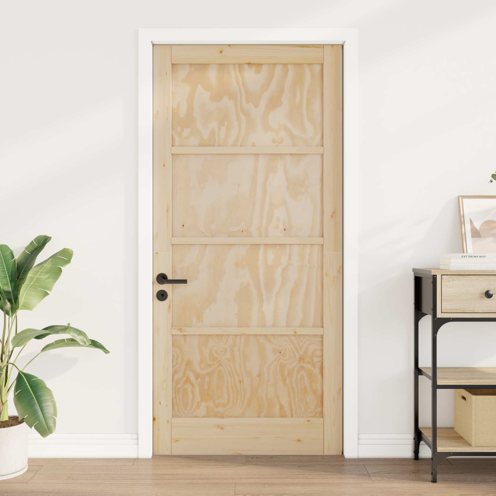 Εσωτερική Πόρτα Φυσικό 93 x 202 cm Κόντρα πλακέ - Pakobazaar