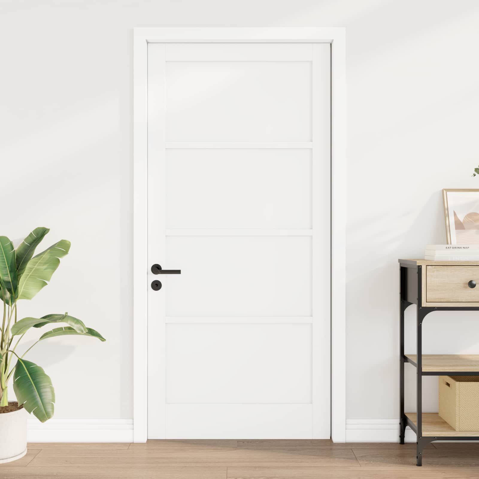 Εσωτερική Πόρτα Λευκό 93 x 202 cm Κόντρα πλακέ - Pakobazaar