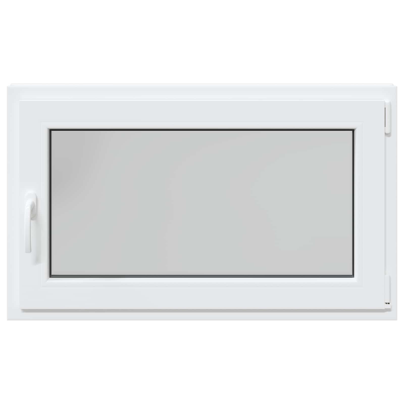 Παράθυρο Κάτω Στρώματος RISOR 100 x 60 cm PVC και Γυαλί Λευκό - Pakobazaar