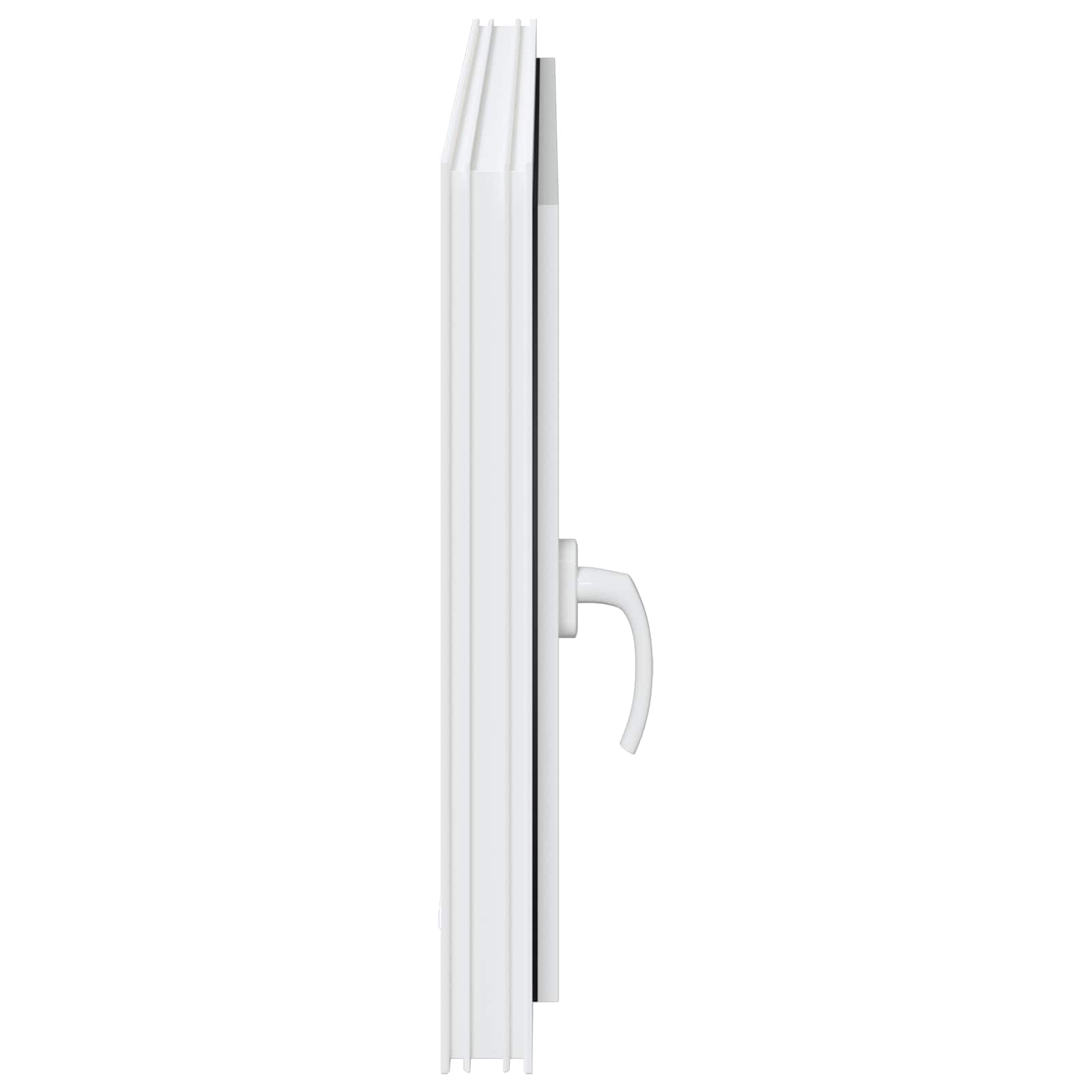Παράθυρο Κάτω Στρώματος RISOR 100 x 60 cm PVC και Γυαλί Λευκό - Pakobazaar