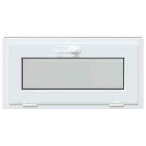 Παράθυρο Κάτω Στρώματος RISOR 80 x 40 cm PVC και Γυαλί Ανθρακί - Pakobazaar