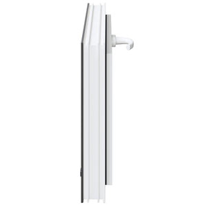 Παράθυρο Κάτω Στρώματος RISOR 80 x 40 cm PVC και Γυαλί Ανθρακί - Pakobazaar