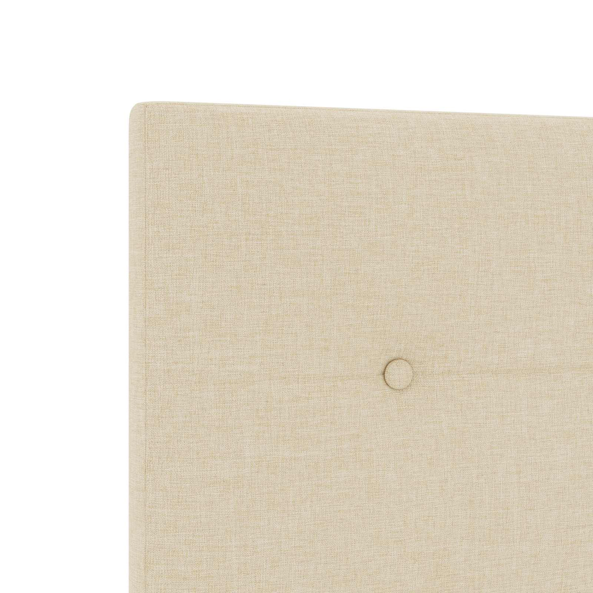 Κρεβάτι box spring με στρώμα Κρεμ 90 x 190 cm Ύφασμα - Pakobazaar