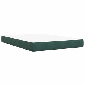 Κρεβάτι box spring με στρώμα Σκούρο Πράσινο 160 x 200 cm - Pakobazaar