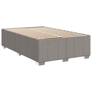Κρεβάτι box spring με στρώμα Taupe 120 x 200 cm Ύφασμα - Pakobazaar