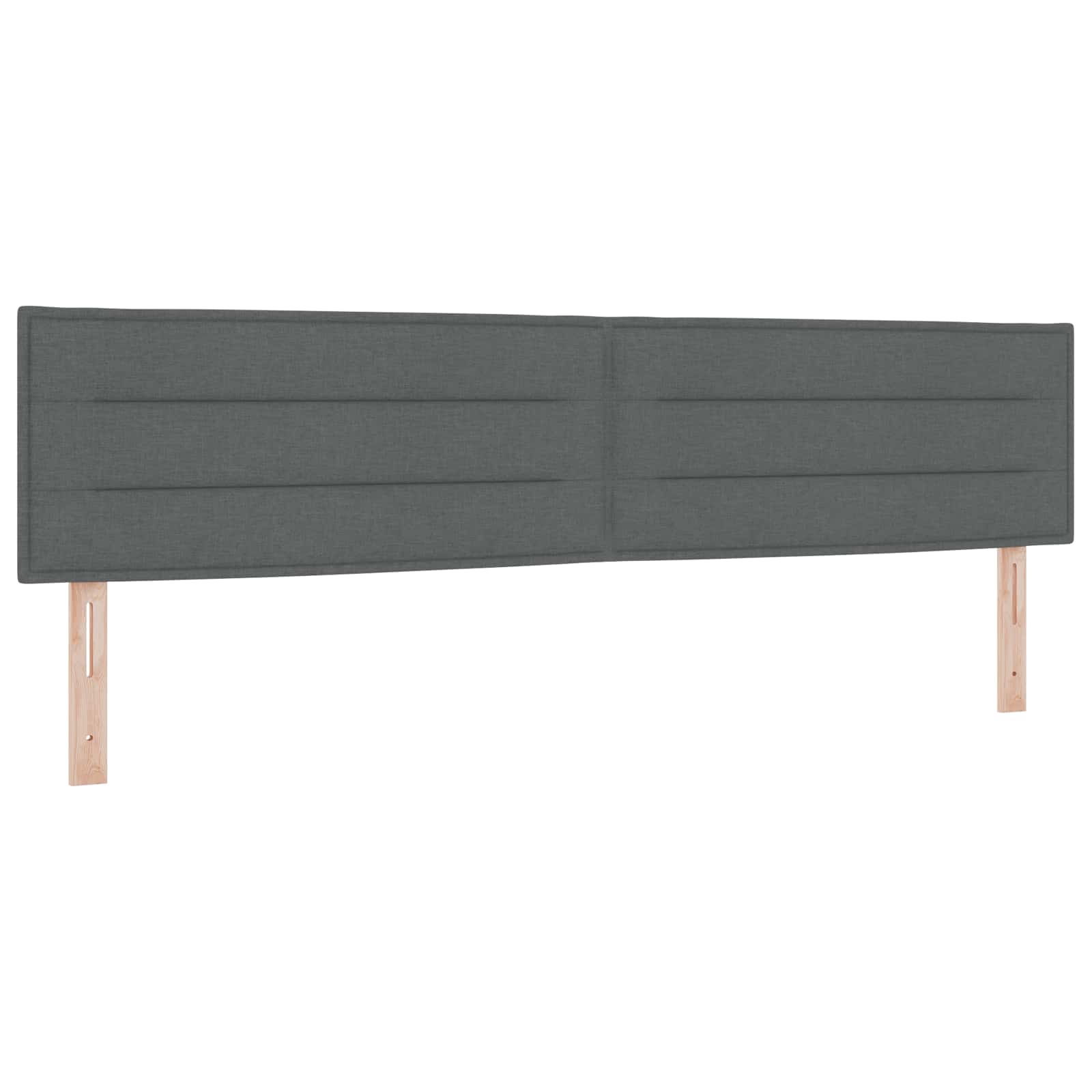 Κρεβάτι box spring με στρώμα Σκούρο Γκρι 200 x 200 cm Ύφασμα - Pakobazaar