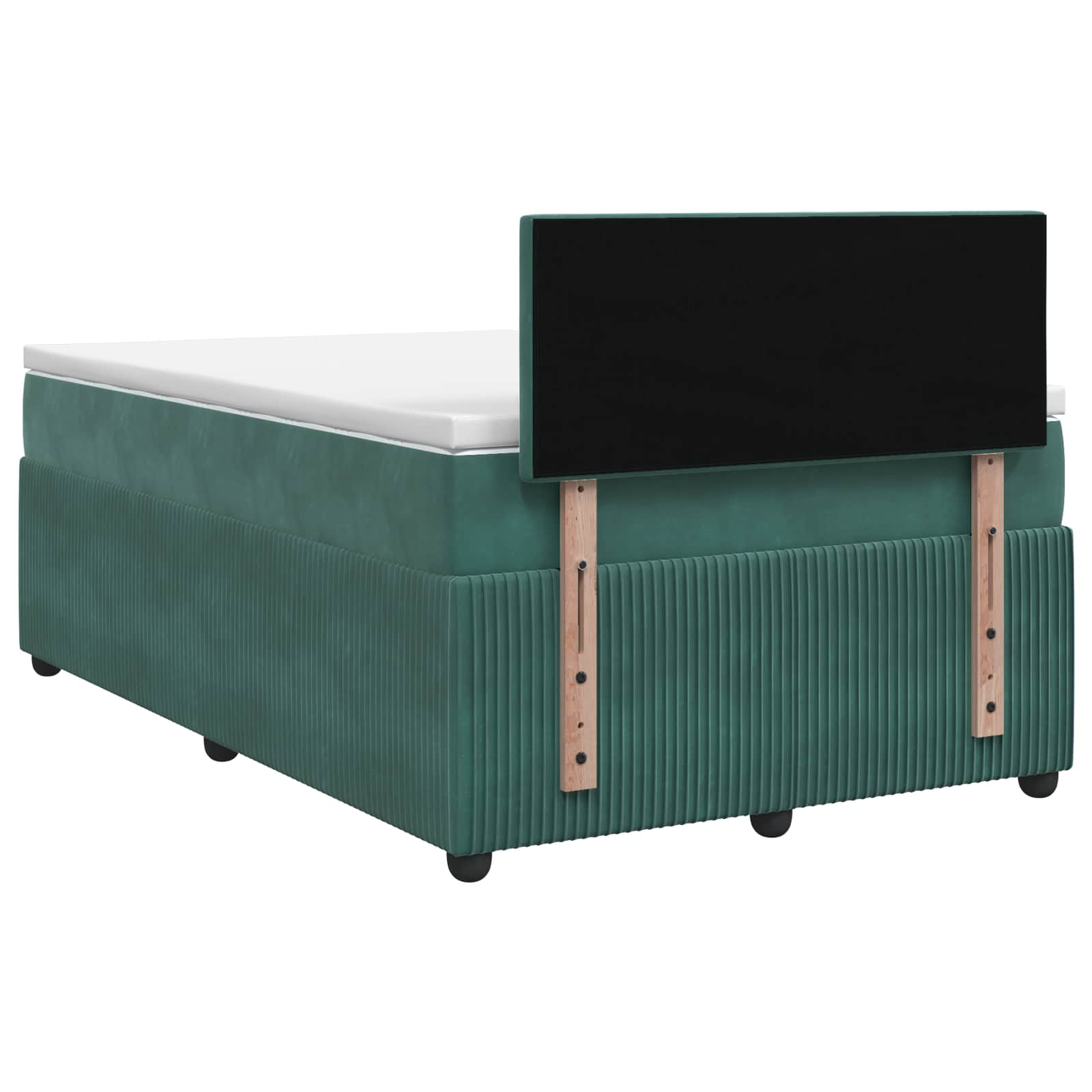 Κρεβάτι box spring με στρώμα Σκούρο Πράσινο 120 x 200 cm - Pakobazaar