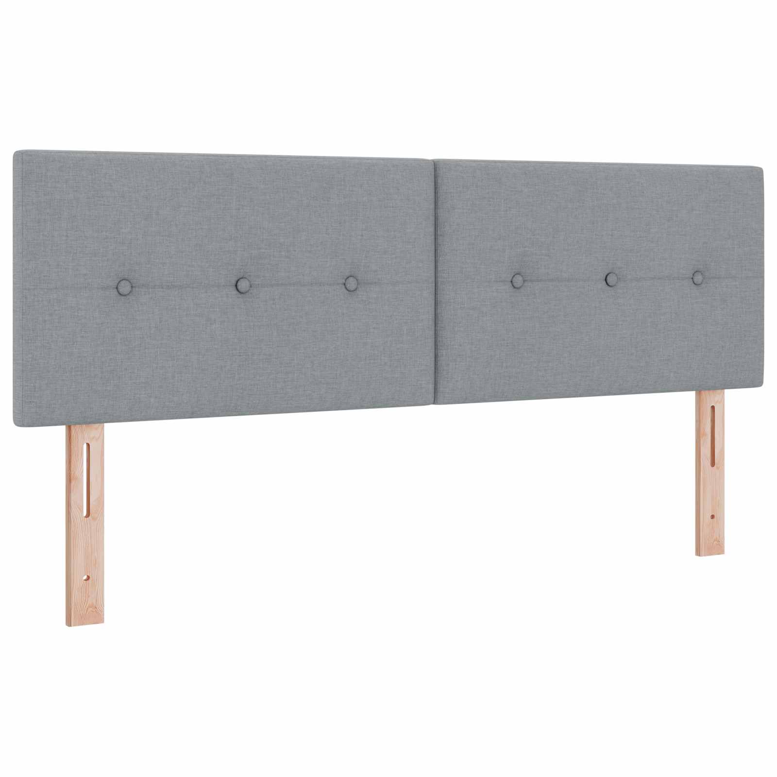 Κρεβάτι Box Spring με Στρώμα και LED Ανοιχτό γκρι 160 x 200 cm