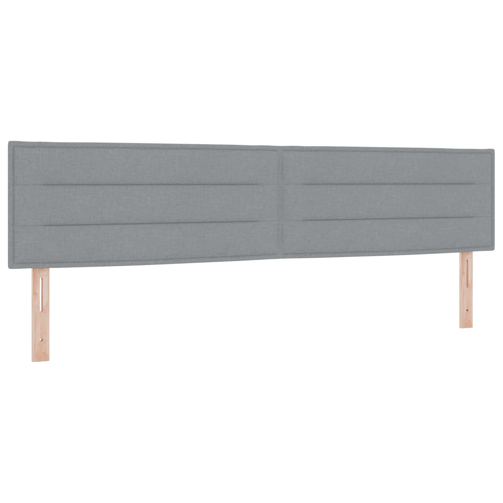 Κρεβάτι Box Spring με Στρώμα και LED Ανοιχτό γκρι 200 x 200 cm