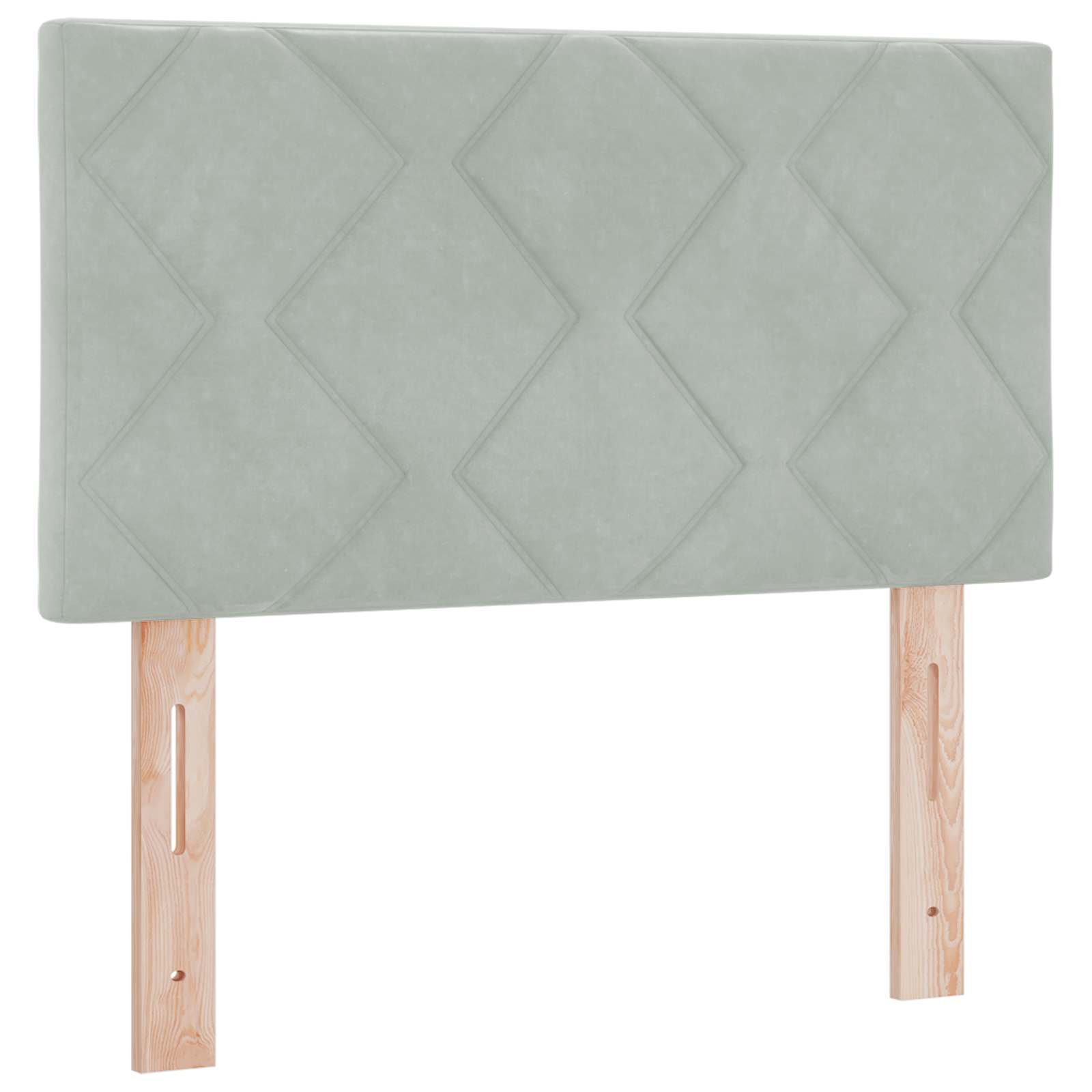 Κρεβάτι Box Spring με Στρώμα και LED Ανοιχτό γκρι 80 x 200 cm - Pakobazaar