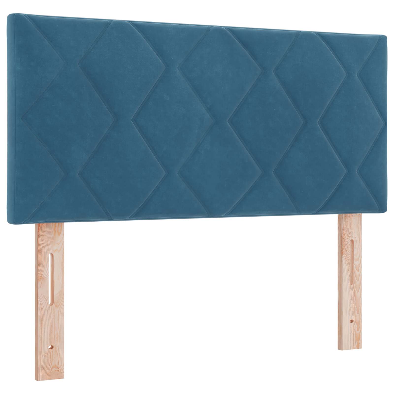 Κρεβάτι Box Spring με Στρώμα και LED Μπλε 120 x 190 cm Βελούδο - Pakobazaar