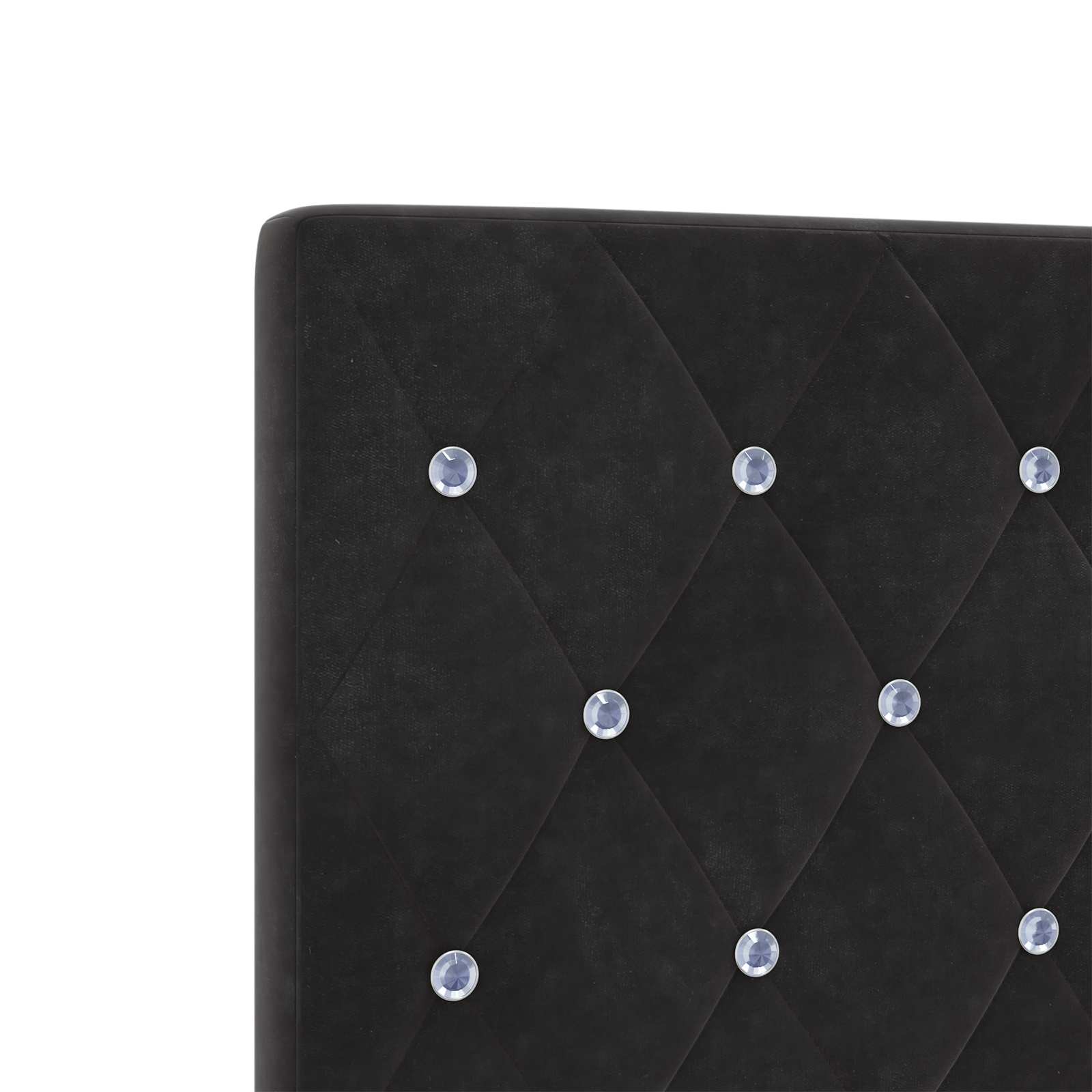 Κρεβάτι Box Spring με Στρώμα και LED Μαύρο 160 x 200 cm Βελούδο - Pakobazaar