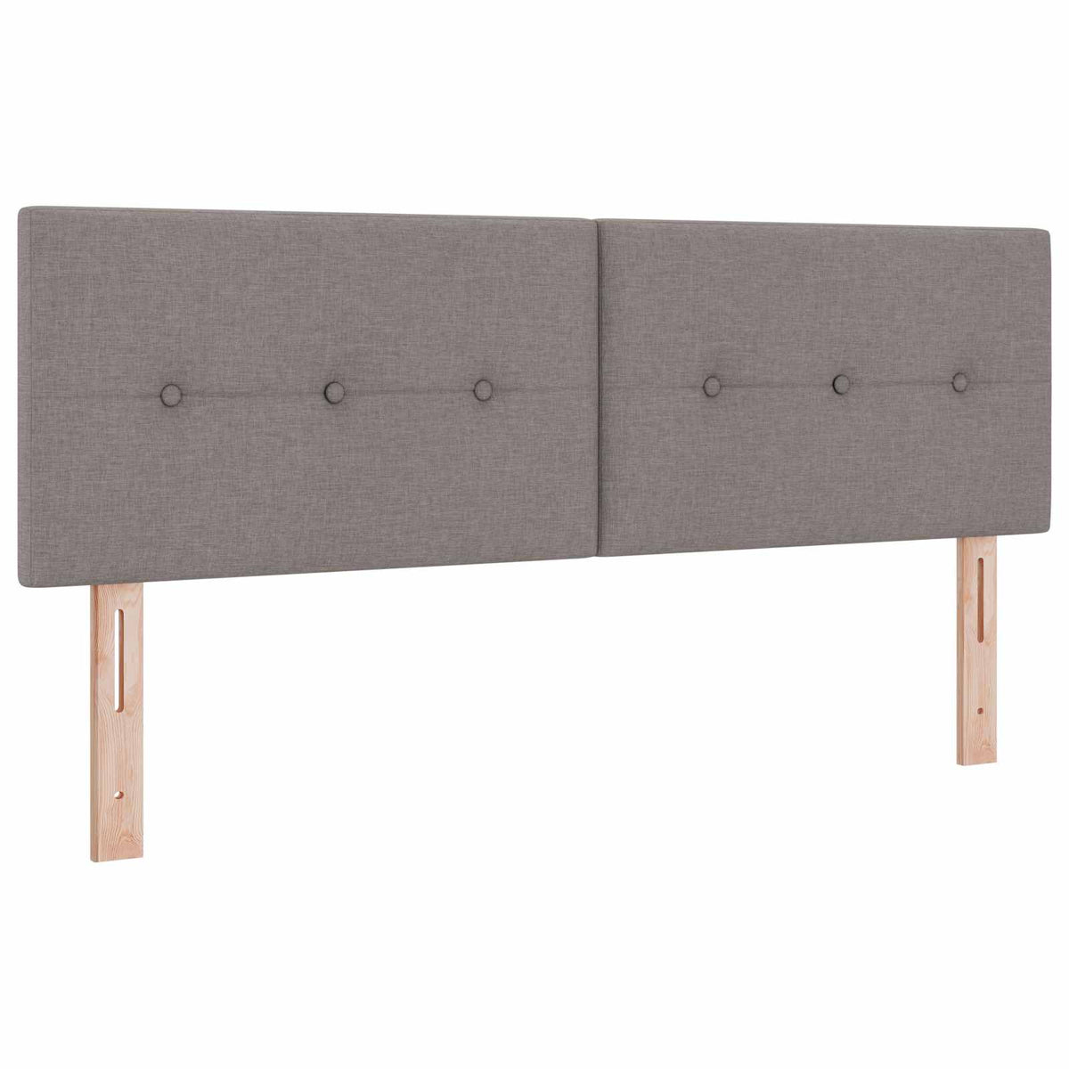 Κρεβάτι box spring με στρώμα Taupe 140 x 190 cm Ύφασμα