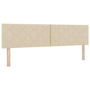 Κρεβάτι box spring με στρώμα Κρεμ 180 x 200 cm Ύφασμα - Pakobazaar