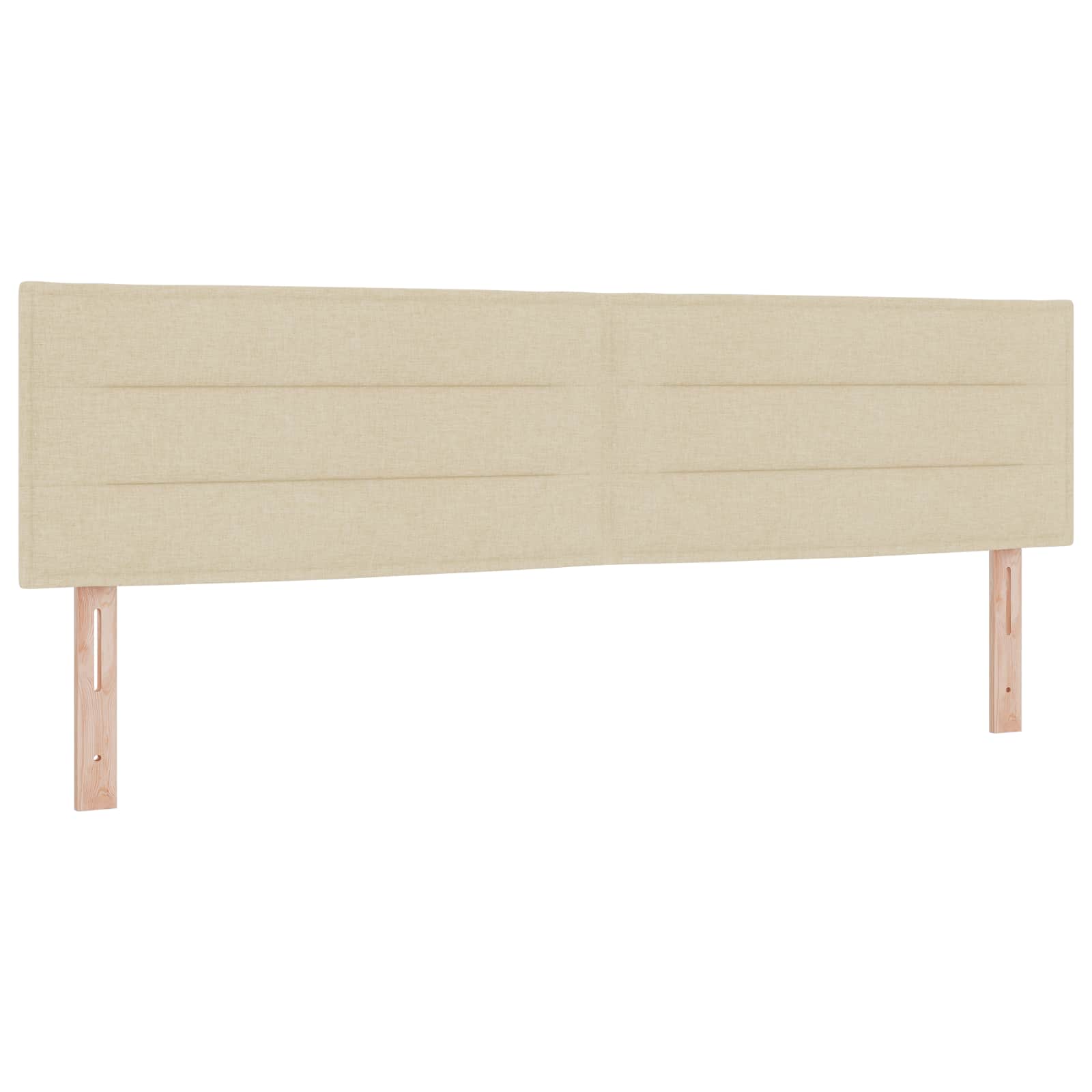 Κρεβάτι box spring με στρώμα Κρεμ 180 x 200 cm Ύφασμα - Pakobazaar