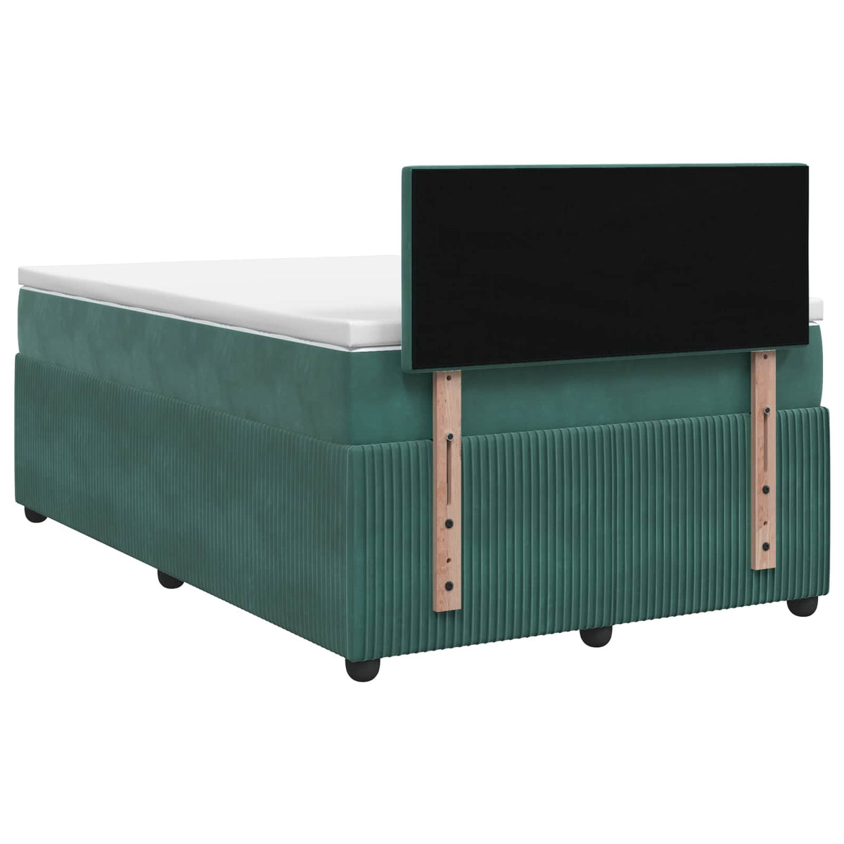 Κρεβάτι box spring με στρώμα Σκούρο Πράσινο 120 x 190 cm - Pakobazaar