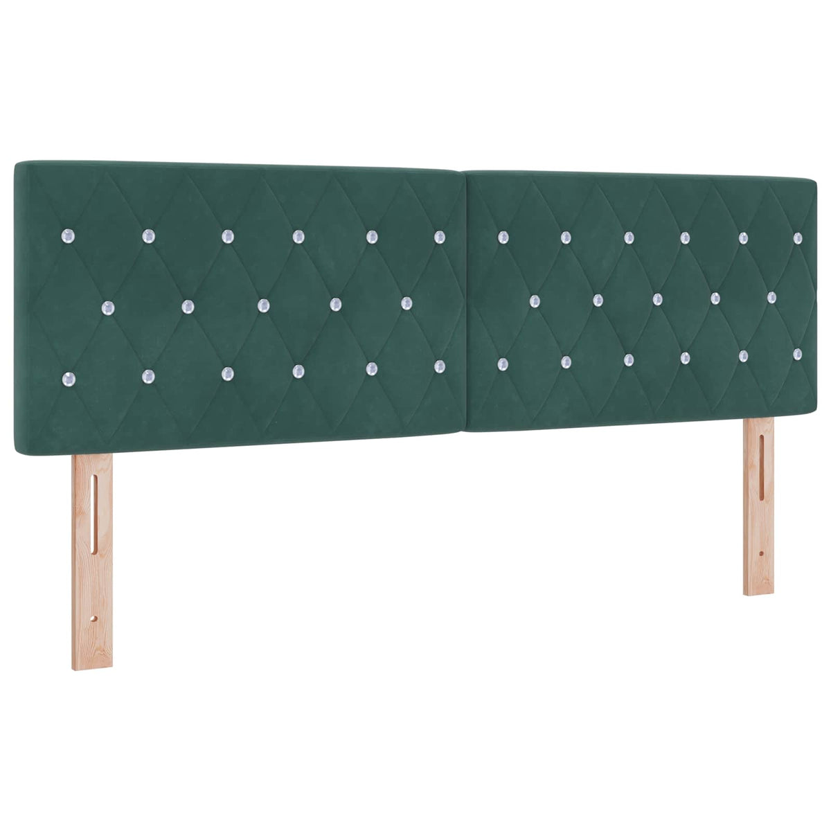 Κρεβάτι box spring με στρώμα Σκούρο Πράσινο 160 x 200 cm