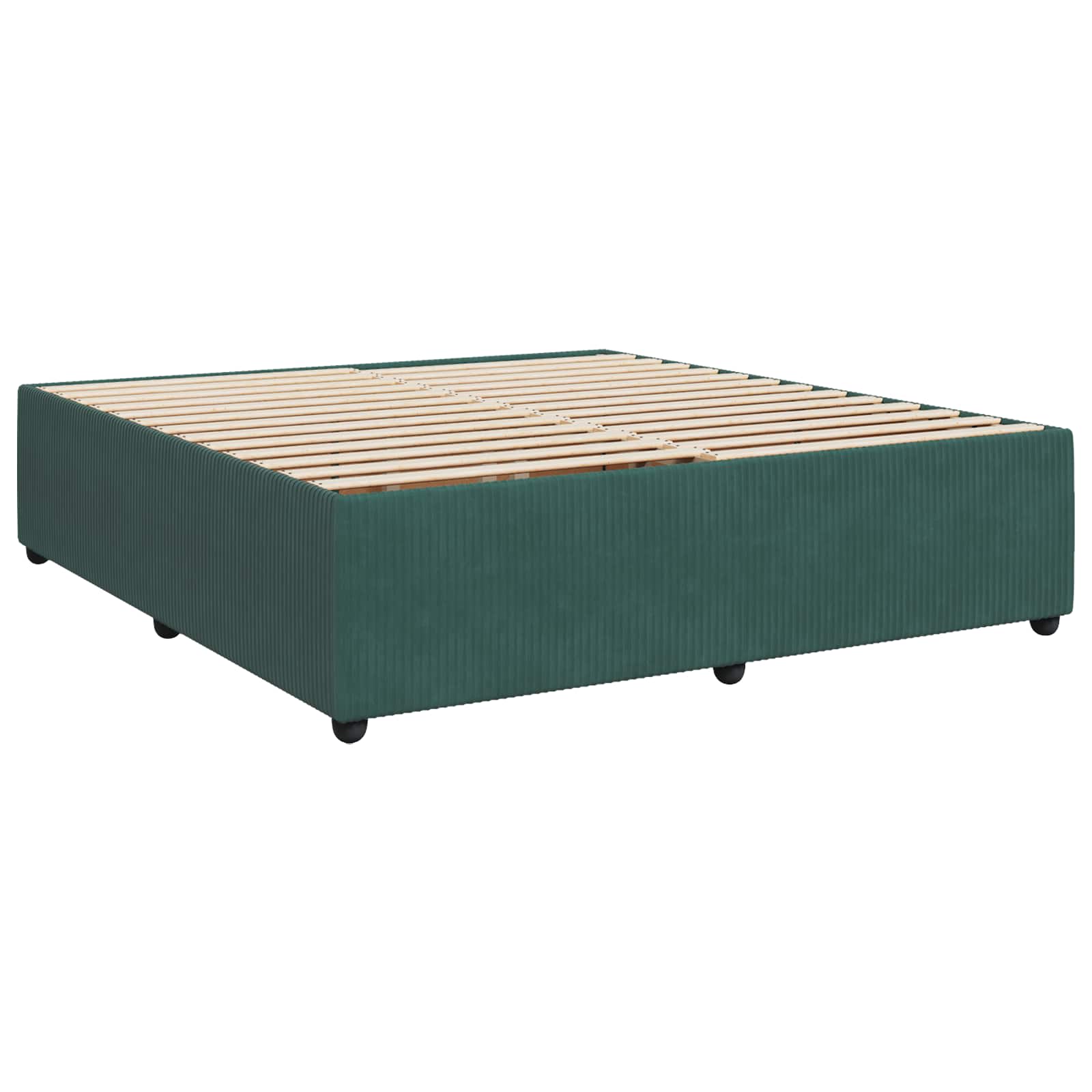 Κρεβάτι box spring με στρώμα Σκούρο Πράσινο 180 x 200 cm - Pakobazaar