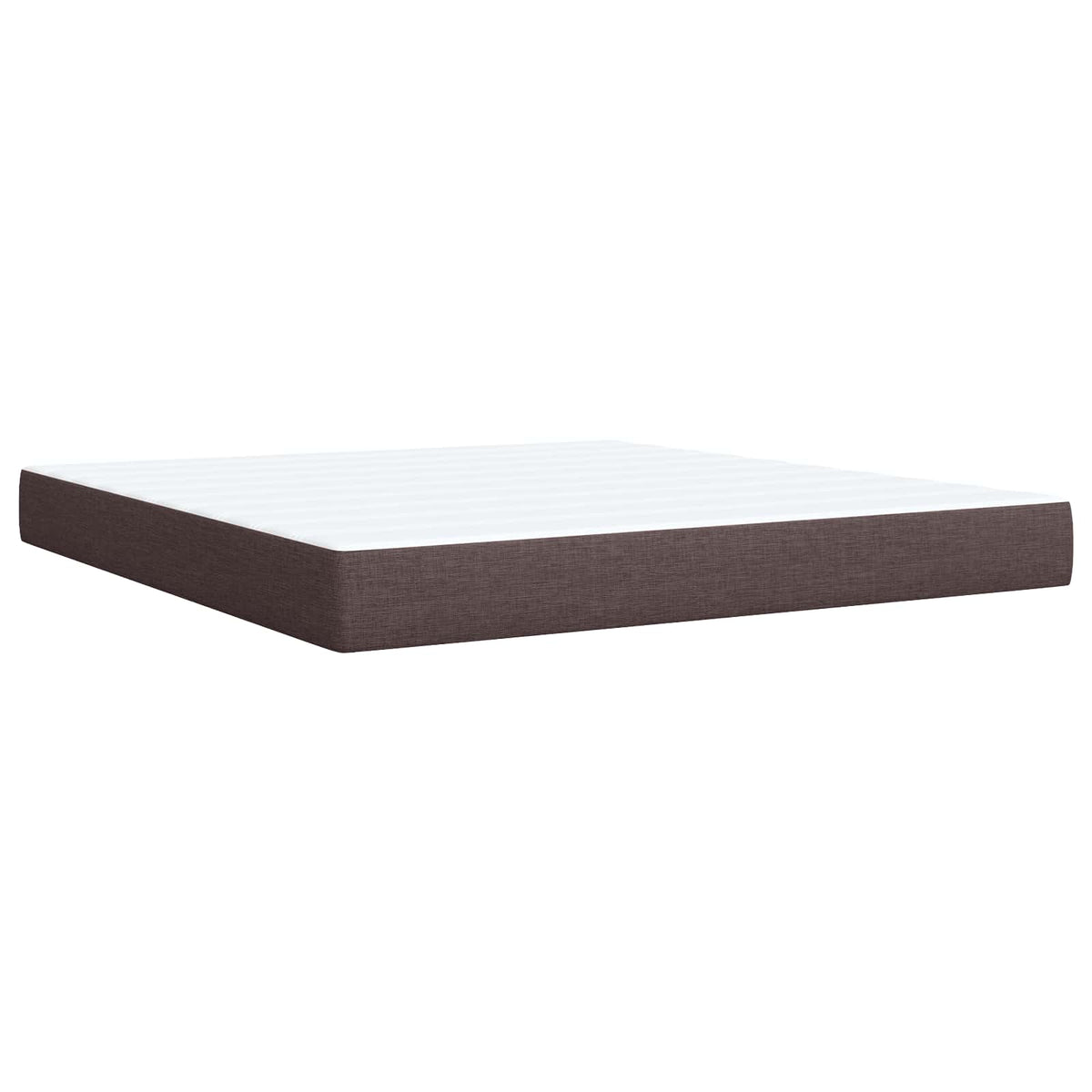 Κρεβάτι box spring με στρώμα Taupe 180 x 200 cm Ύφασμα