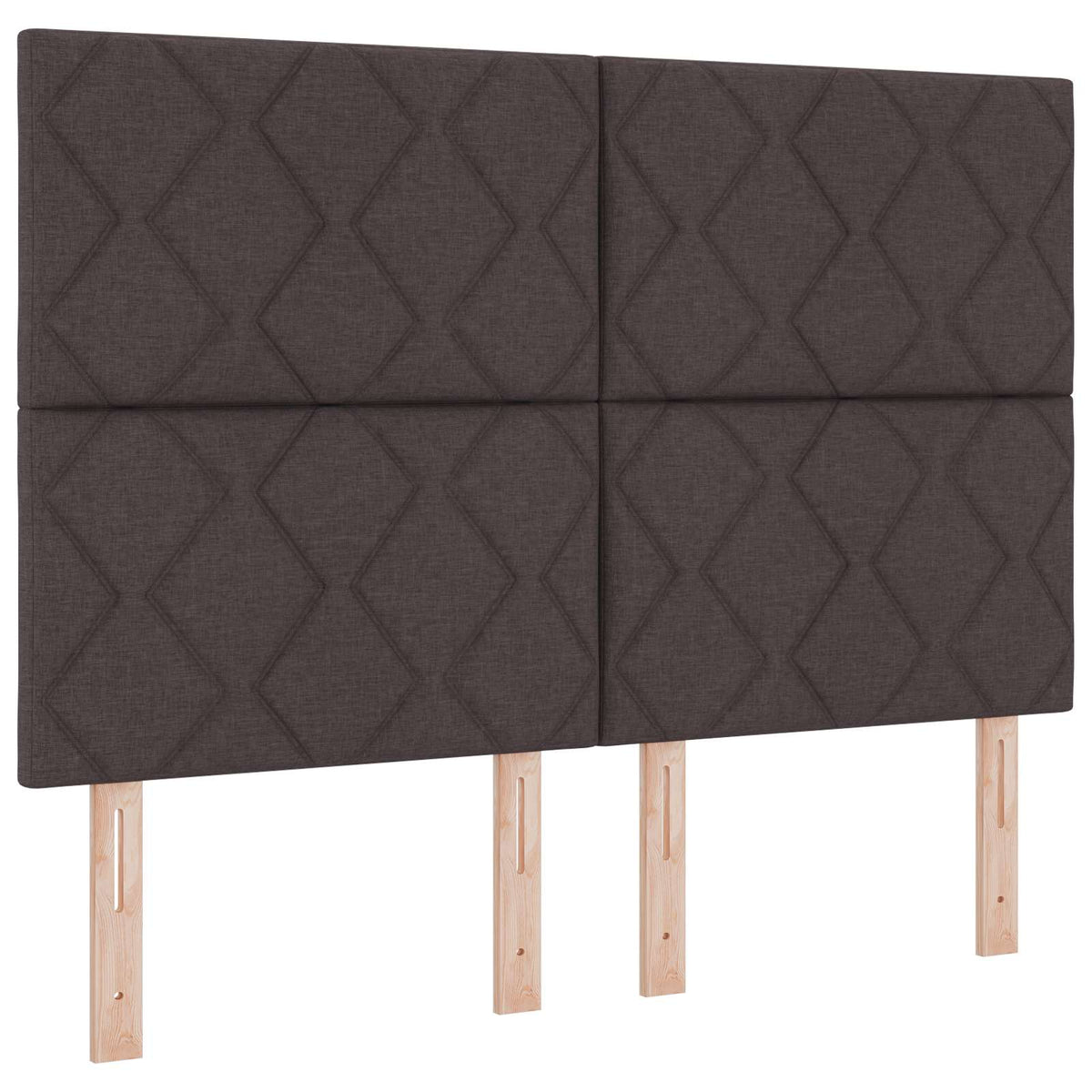 Κρεβάτι box spring με στρώμα Σκούρο Καφέ 160 x 200 cm Ύφασμα