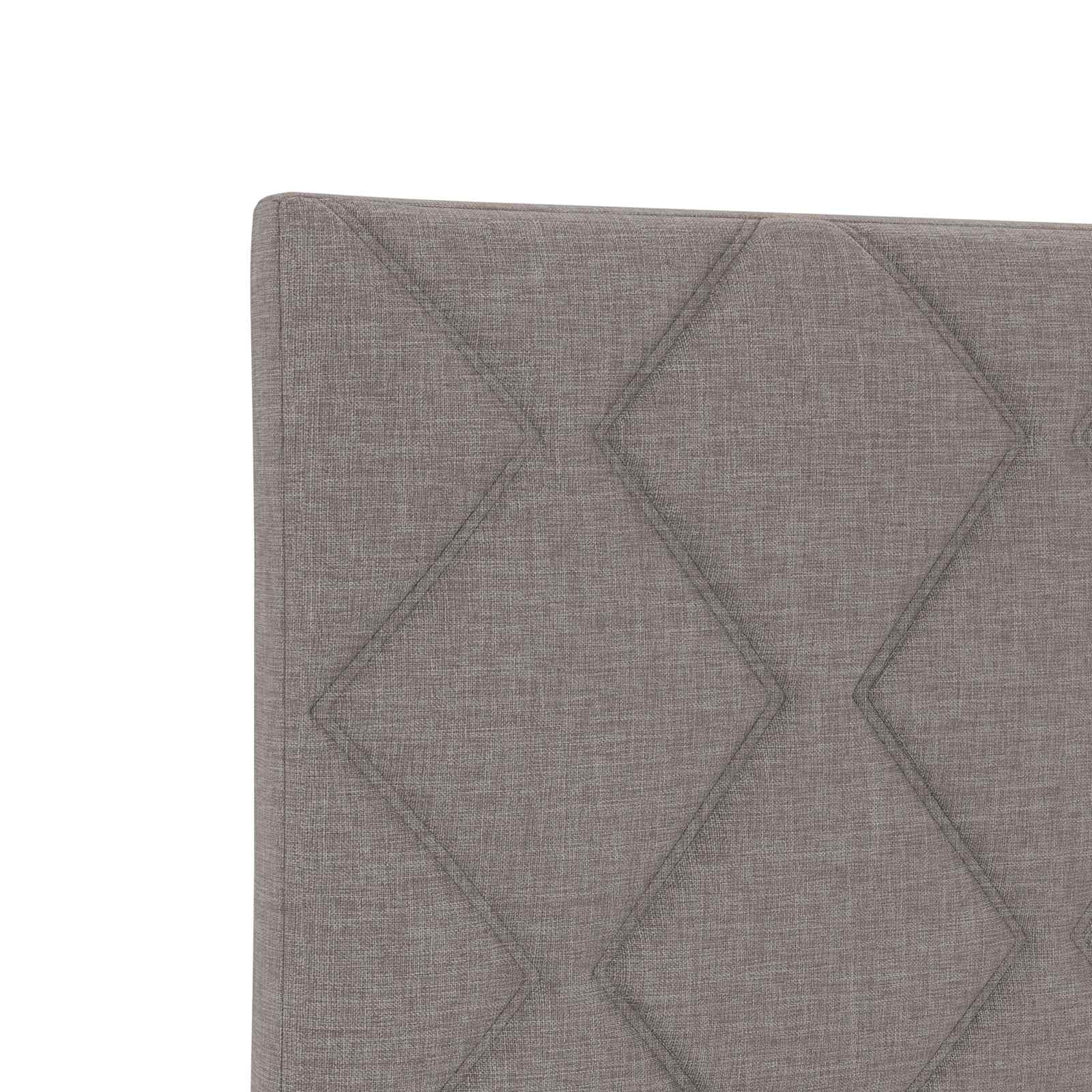 Κρεβάτι box spring με στρώμα Taupe 100 x 200 cm Ύφασμα - Pakobazaar