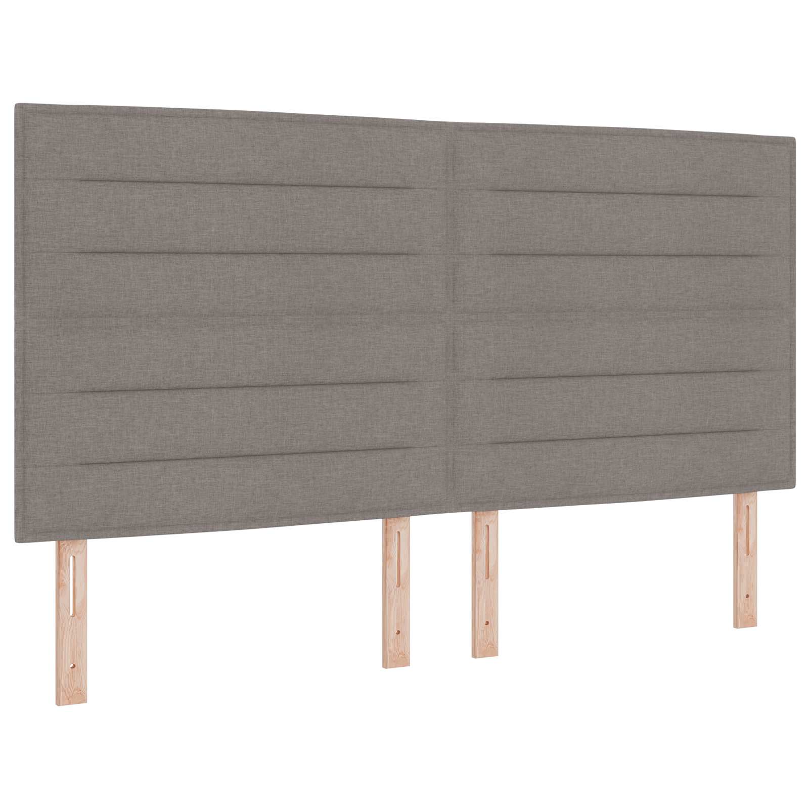 Κρεβάτι box spring με στρώμα Taupe 140 x 190 cm Ύφασμα