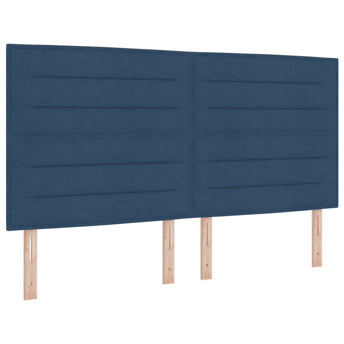 Κρεβάτι box spring με στρώμα Μπλε 160 x 200 cm Ύφασμα - Pakobazaar