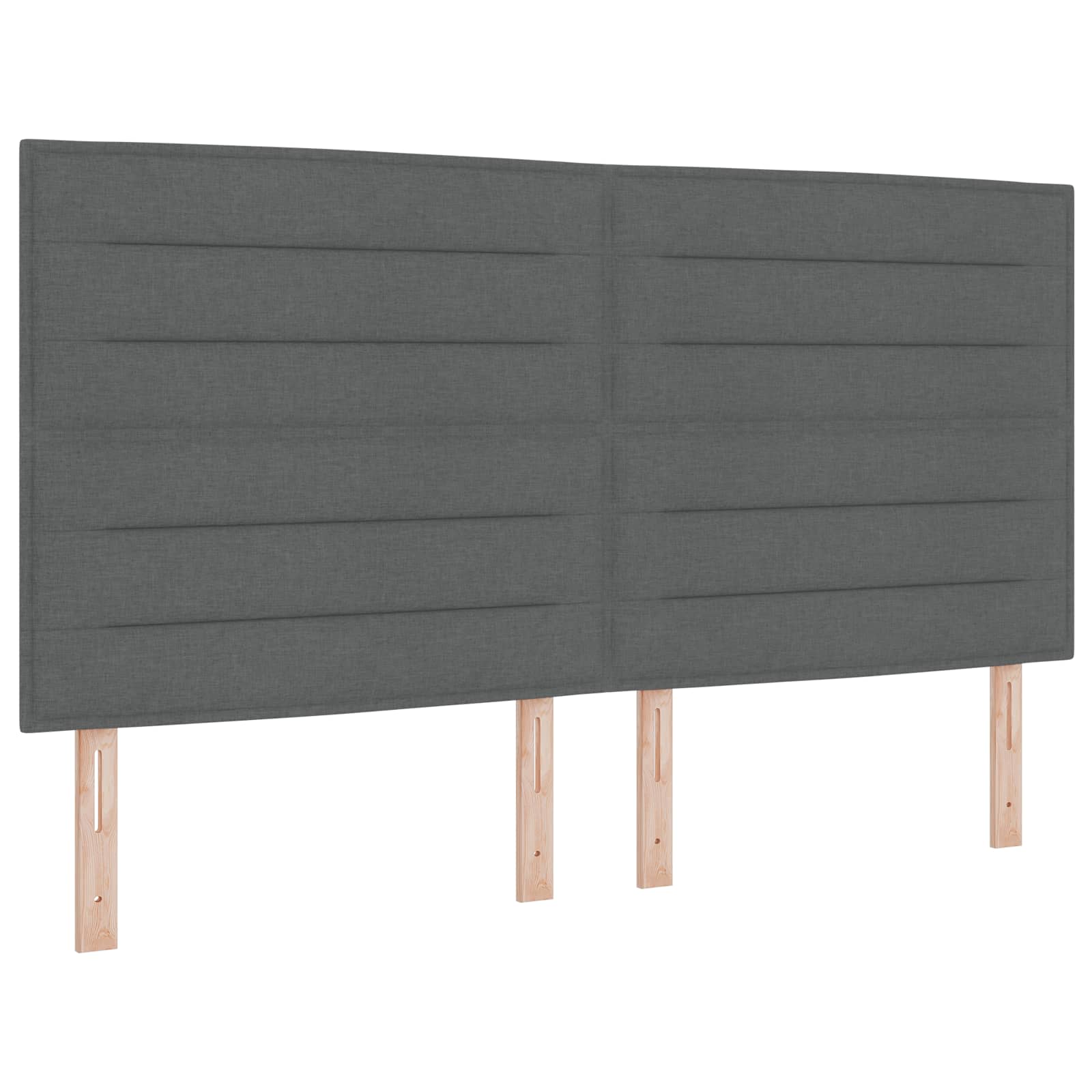 Κρεβάτι box spring με στρώμα Σκούρο Γκρι 180 x 200 cm Ύφασμα - Pakobazaar