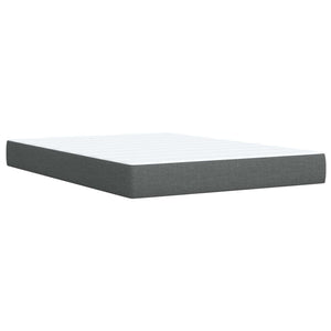 Κρεβάτι box spring με στρώμα Σκούρο Γκρι 160 x 200 cm Ύφασμα - Pakobazaar