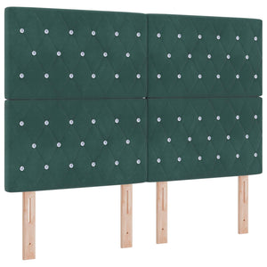 Κρεβάτι box spring με στρώμα Σκούρο Πράσινο 160 x 200 cm - Pakobazaar