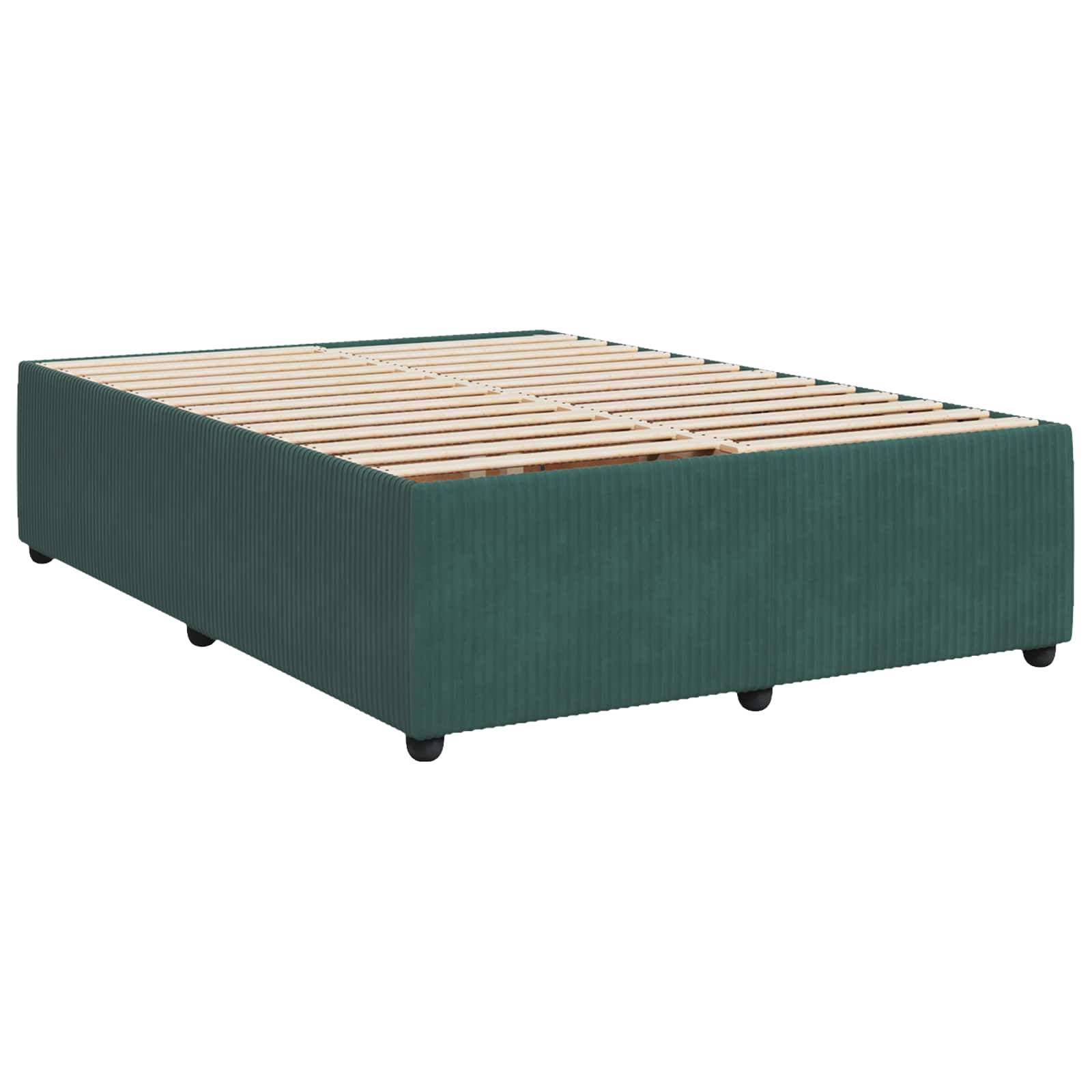 Κρεβάτι box spring με στρώμα Σκούρο Πράσινο 160 x 200 cm - Pakobazaar