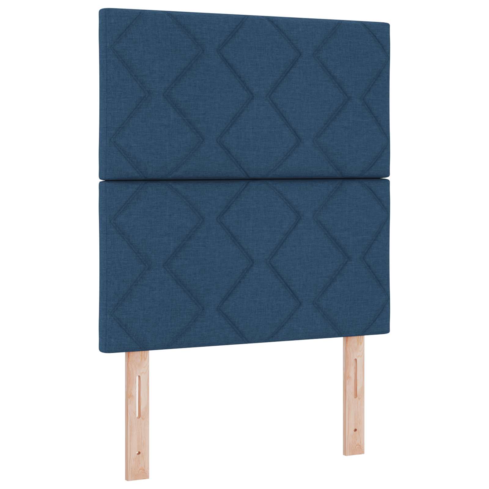 Κρεβάτι box spring με στρώμα Μπλε 80 x 200 cm Ύφασμα - Pakobazaar