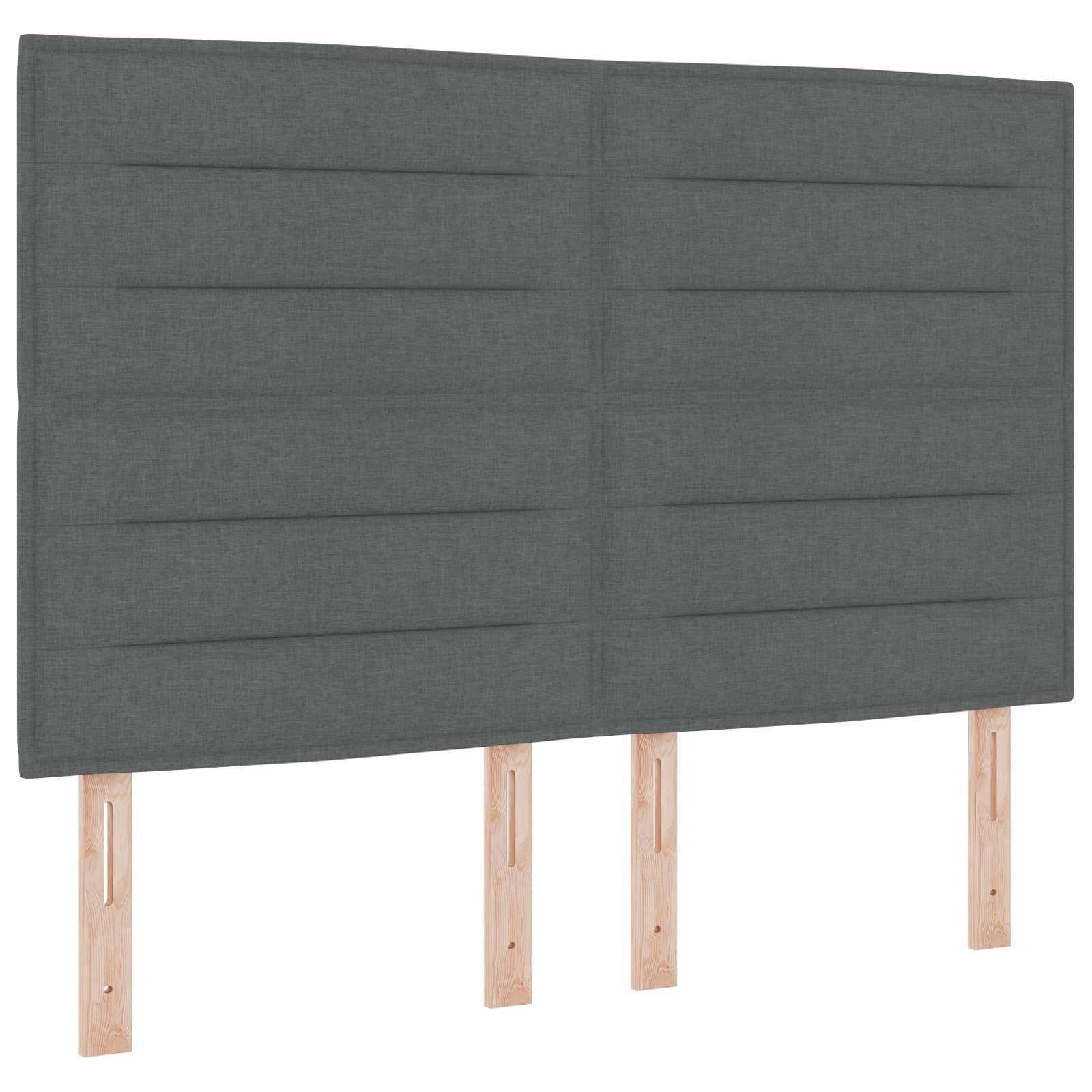 Κρεβάτι box spring με στρώμα Σκούρο Γκρι 140 x 190 cm Ύφασμα