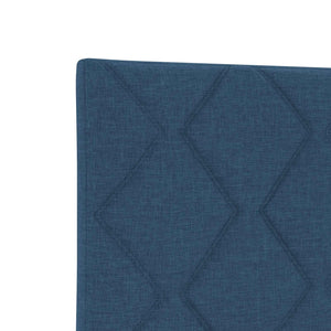 Κρεβάτι box spring με στρώμα Μπλε 160 x 200 cm Ύφασμα - Pakobazaar