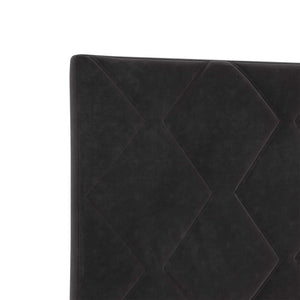 Κρεβάτι box spring με στρώμα Μαύρο 90 x 190 cm Βελούδο - Pakobazaar