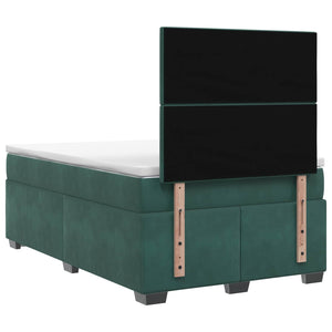Κρεβάτι box spring με στρώμα Σκούρο Πράσινο 120 x 190 cm - Pakobazaar