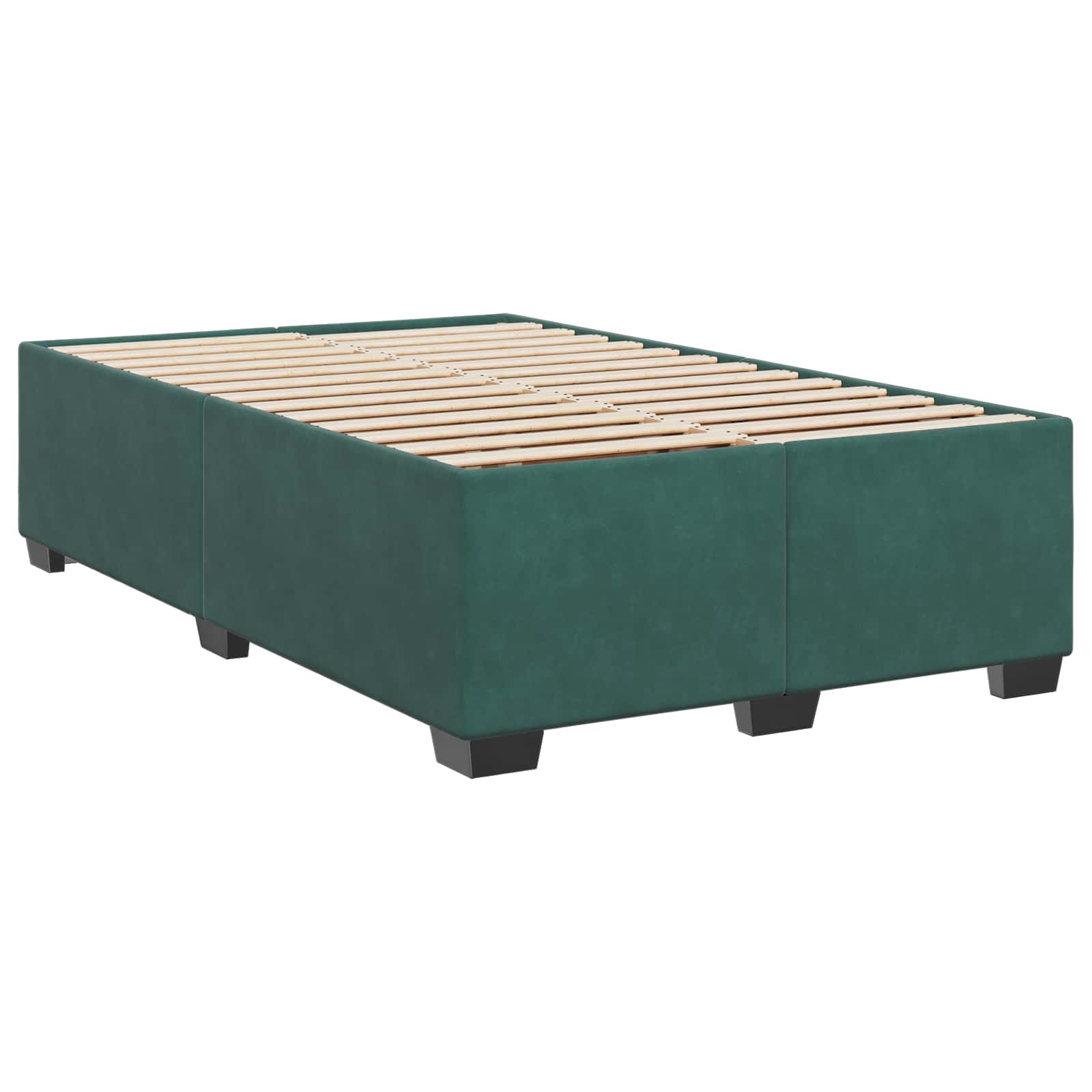 Κρεβάτι box spring με στρώμα Σκούρο Πράσινο 120 x 200 cm - Pakobazaar