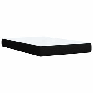 Κρεβάτι box spring με στρώμα Μαύρο 120 x 200 cm Ύφασμα - Pakobazaar